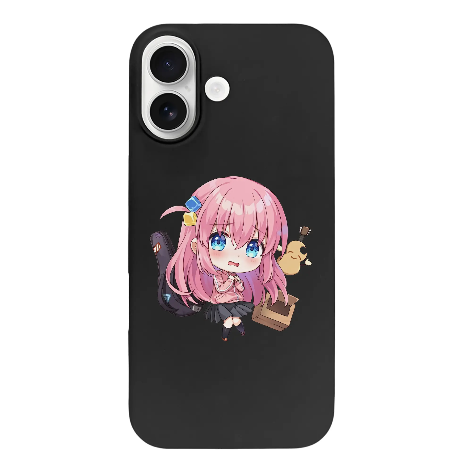 ぼっちざろっく！ グッズ,後藤ひとり - iPhone 17 シリーズ シリコンケース 薄型 耐衝撃 指紋防止 ソフトタッチカバー 精密フィット 傷防止 保護ケース iPhone 17/17 Air/17 Pro/17 Pro Max 対応